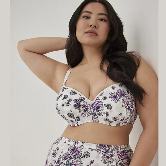 Torrid Balconette Lightly Lined 360 Back Smoothing Bra 44F - Picture 2 of 7